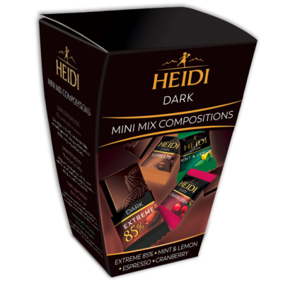 Produktabbildung: HEIDI Dark Mini 140g