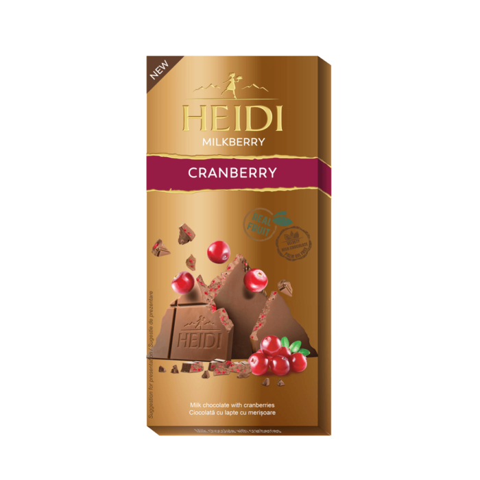 Produktabbildung: HEIDI Milkberry Cranberry 80g