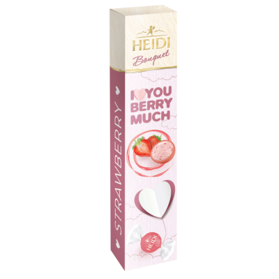 Produktabbildung: HEIDI Bouquet weiße Schokolade & Erdbeere 70g