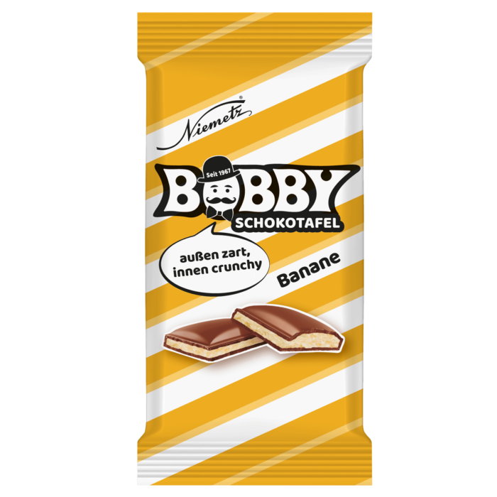 Produktabbildung: BOBBY Tafel Banane 85g