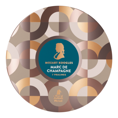 Produktabbildung: Mozart Koogles Marc de Champagne - 7 Stück 119g