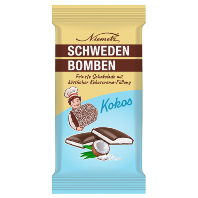 Produktabbildung: Schwedenbombentafel Kokos