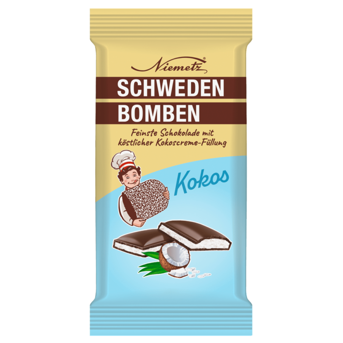 Produktabbildung: Schwedenbombentafel Kokos